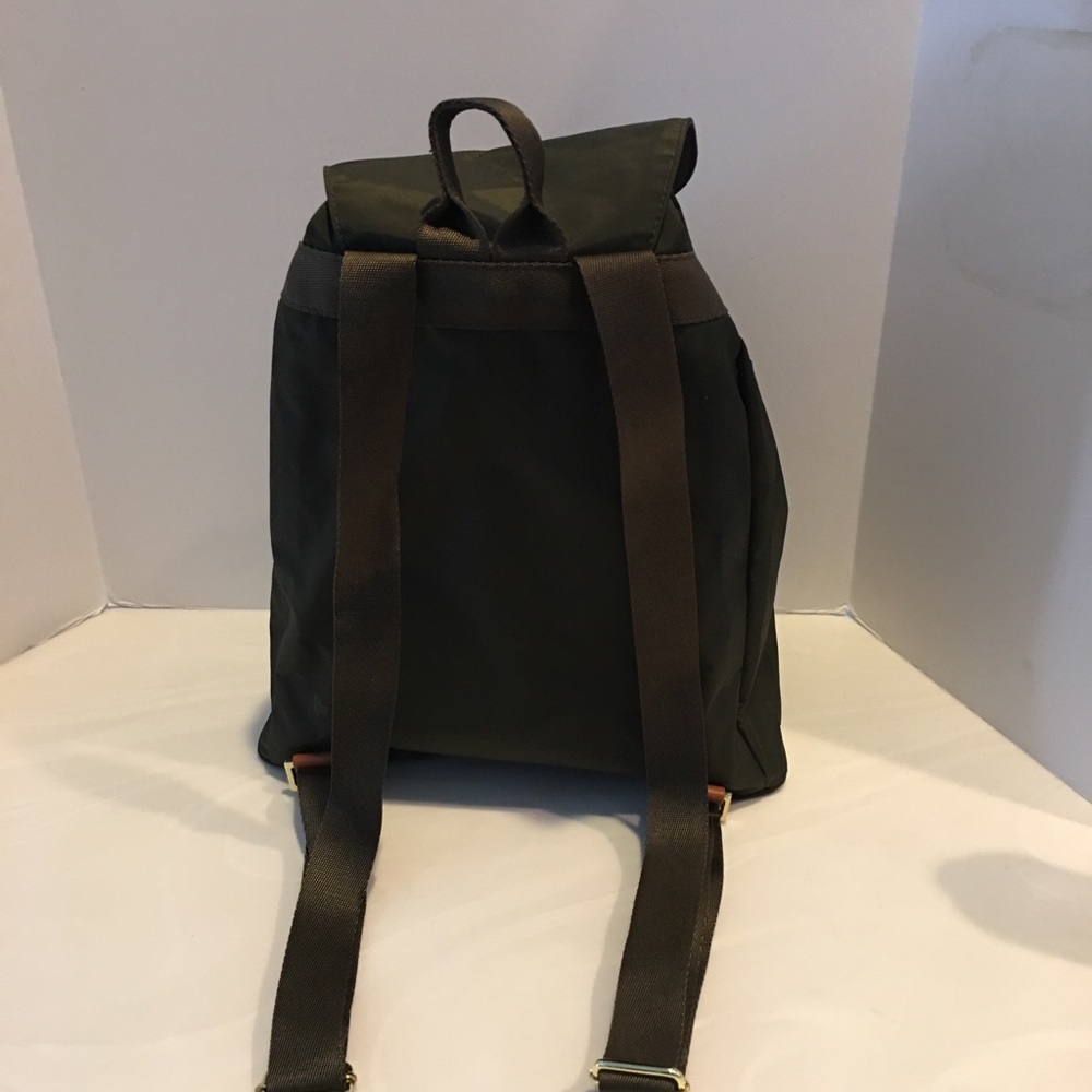 Bric’s Nylon And Leather Drawstring Back Pack - image 5